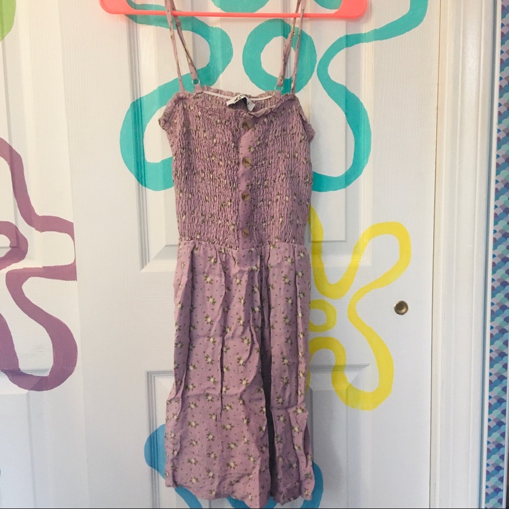 Hollister purple floral dress